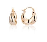 August Woods Gold Chunky Twist Hoop Earrings - Gold