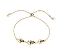 August Woods Gold Flora Green Bracelet - Gold