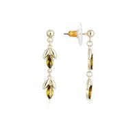 August Woods Gold Flora Green Earrings - Gold