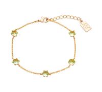 August Woods Gold Green Sorbet Bracelet - Gold