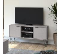 Core Products Augusta 2 Door Flat Screen TV Unit Grey, Grey