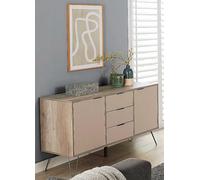 Augusta 3+3 Drawer Wide Chest Grey