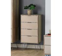 Augusta 4 Drawer Narrow Chest Grey