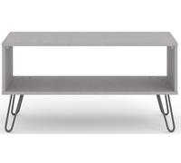 Augusta Coffee Table - Grey - Hairpin Legs