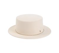Augusta Hat - female - Maison Michel - Accessories - Beige - M - Accessories M