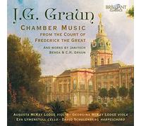 Augusta McKay Lodge, Georgina McKay Lodge, Eva Lymenstull, David Schulenberg - J.G. Graun: Chamber Music from Frederick the Great