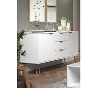 Augusta Medium 2 Door 3 Drawers Sideboard Grey