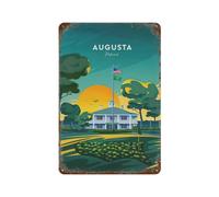 Augusta National Golfs Club,Tin Signs Funny Vintage Metal Sign Plaqu Poster Wall Art Pub Bar Kitchen Garden Bathroom Home Decor(15x30cm)6x12 inch-D45