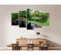 Augusta National Masters Race Golf Course Forest 5 Piece Panel Canvas Wall Art