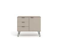 Augusta Small 1 Door 3 Drawers Sideboard Grey