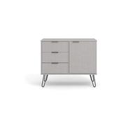 Augusta Small 1 Door 3 Drawers Sideboard Grey