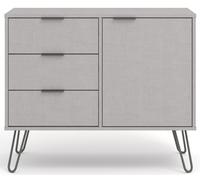 Augusta Small Sideboard - 90cm - Grey - Hairpin Legs