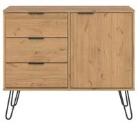 Augusta Small Sideboard - 90cm - Pine - Hairpin Legs