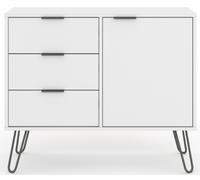 Augusta Small Sideboard - 90cm - White - Hairpin Legs