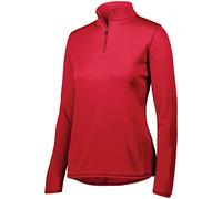 Augusta Sportswear 2787 Women's Attain Quarter-Zip Pullover-Red-M