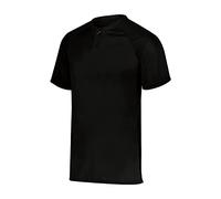 Augusta Sportswear Boys Attain Two-Button Jersey S Black Shirts, S