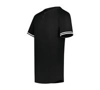 Augusta Sportswear Boys Cutter+ Henley Jersey Black/White