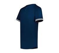 Augusta Sportswear Boys Cutter+ Henley Jersey Navy/White