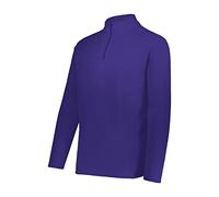 Augusta Sportswear Men's Micro-lite Fleece 1/4 Zip Pullover Jacket, Purple, M