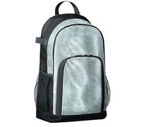 Augusta Sportswear Unisex's Silver Black All Out Glitter Backpack OS, One Size