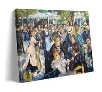 Auguste Pierre Renoir Works《Dance at Le Moulin De La Galette》Printing Posters Simple Modern Canvas Wall Art Decorative Picture Prints for Indoor Household 12x18inch(30x45cm)