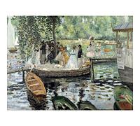 Auguste Renoir La Grenouillere Large Wall Art Print Canvas Premium Poster Mural