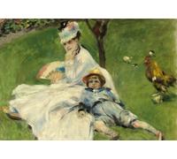 Auguste Renoir: Madame Monet and Her Son, 1874