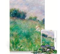 Auguste Renoir Meadow for Adults 1000 Piece Jigsaw Puzzle Brain Strength Cozy Pastime Firm Interlock Thoughtful Gift (38x26cm)