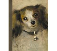 Auguste Renoir Notebook: "Head of a Dog" 1870: 8.5x11 Ruled Journal | 120 pages | Art history, Dogs, Cute (Cats and Dogs in Art)