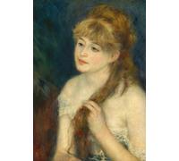 Auguste Renoir: Young Woman Braiding Her Hair, 1876