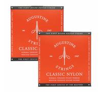 Augustine Strings Classic Red - Medium Tension Classical Guitar Strings - The Original Nylon String - 2 Sets