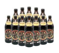 Augustiner Dunkel German Dark Lager 500ml Bottles (12 Pack) - 5.6% ABV Authentic Bavarian Munich Beer, Rich Malty Dark Lager Gift Set for Men and Beer Lovers