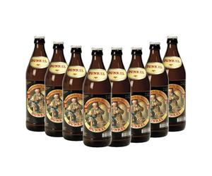 Augustiner Dunkel German Dark Lager - 8 x 500ml Bottles | 5.6% ABV | Authentic Bavarian Dunkel from Munich