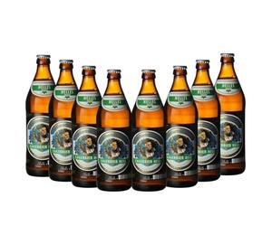 Augustiner Helles German - 8 x 500ml Bottles | 5.2% ABV | Authentic Bavarian Helles from Munich