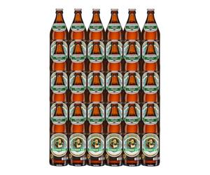 Augustiner Helles German Lager - 24 x 500ml Bottles | 5.2% ABV | Authentic Bavarian Helles from Munich