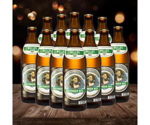 Augustiner Helles German Lager 500ml Bottles - 5.2% ABV (12 Multipack)