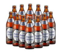 Augustiner Weissbier German Wheat Beer - 24 x 500ml Bottles | Traditional Bavarian Hefeweizen from Munich | Premium Imported German Beer | 5.4% ABV