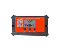 AugustknowU 10A Solar Battery Charge Controller Featuring LCD Display Type C DC Terminal And Adaptive Voltage Selection 12V 24V Systems