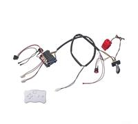 AugustknowU 12V Electric Vehicle Control Wiring Harness With Remote Circuit Board Switch And Foot Pedal For Childrens Ride On Toys