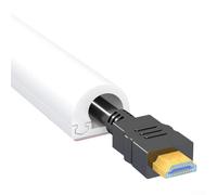 AugustknowU 15mm Width PVC Floor Wire Channel For Managing And Shielding Ground Wires In Residential Or Office Spaces(1meters)