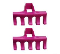 AugustknowU 2 Pcs Badminton Stringing Load Spreader Compatible With 10x6mm Slot Frames To Prevent Structural Stress During Tensioning(Pink)