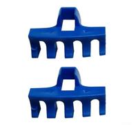 AugustknowU 2 Pcs Badminton Stringing Load Spreader Compatible With 10x6mm Slot Frames To Prevent Structural Stress During Tensioning(Blue)