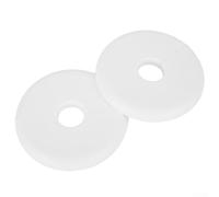 AugustknowU 2 Piece Radiator Pipe Cover Collar, Radiator pipe covers, for 15mm Hole, Fits Existing Pipes with 70mm Outer Diameter, Radiator pipe covers white, Radiator pipe collars (white)