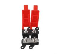 AugustknowU 2 Way Car Bolt Fixed Fuse Holder 200A, Perfect For Electrical Systems In For RVs And Marine Vehicles