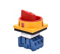 AugustknowU 25A 3P LW30 Manual Changeover Switch For Reliable Power Control In Air Handling And Water Circulation Systems