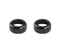 AugustknowU 2PCS Aluminum Air Conditioning Control Knob Cover For Kia For Sportage 2023 2024 2025 Dashboard Trim Accessory