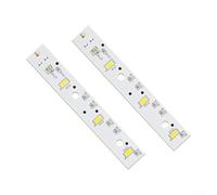 AugustknowU 2PCS WR55X26671 LED Light Panel Compatible with For GE RefriFor GErators Using PS11767930 AP6035586 EAP11767930 Light Boards
