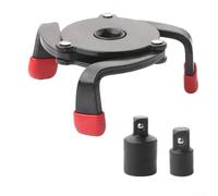 AugustknowU 3 Jaw Oil Filter Wrench Engineered For Durability And Functionality With 50mm To 80mm Adjustable Clamp Range And 3 8 Inch Square Drive Interface