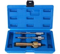 AugustknowU 3-Piece Glow Pin Removal Tool Set Carbon Steel Diesel Engine Repair Kit, Glow Pin Extractor & Removal Tool Set, Simple Operation