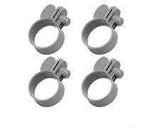 AugustknowU 4pcs 1-1/4 Inch Plastic Clamps For Securing Pool Hoses On For Intex Above Ground Pool Filters And Pumps